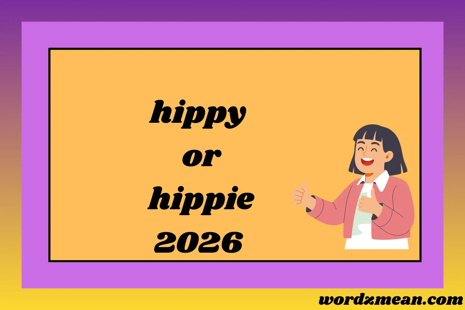 hippy or hippie