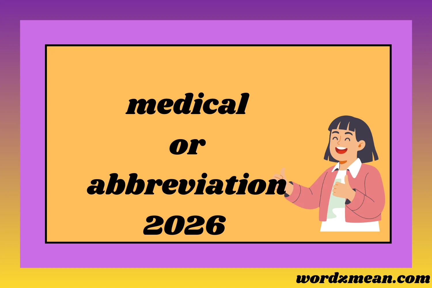 medical or abbreviation