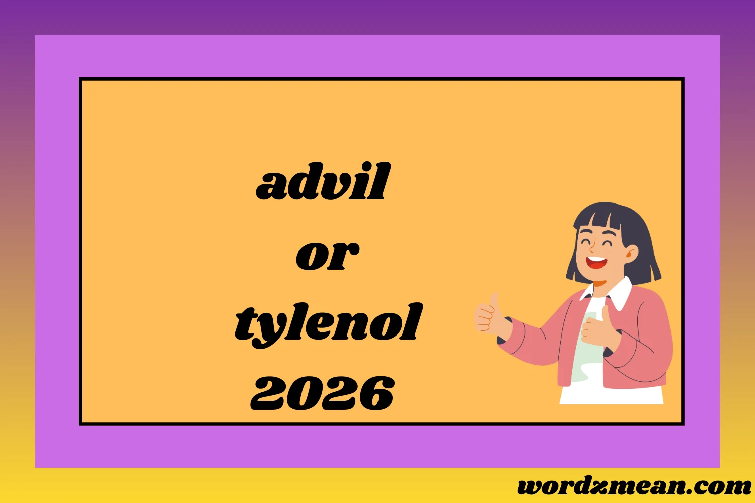 advil or tylenol