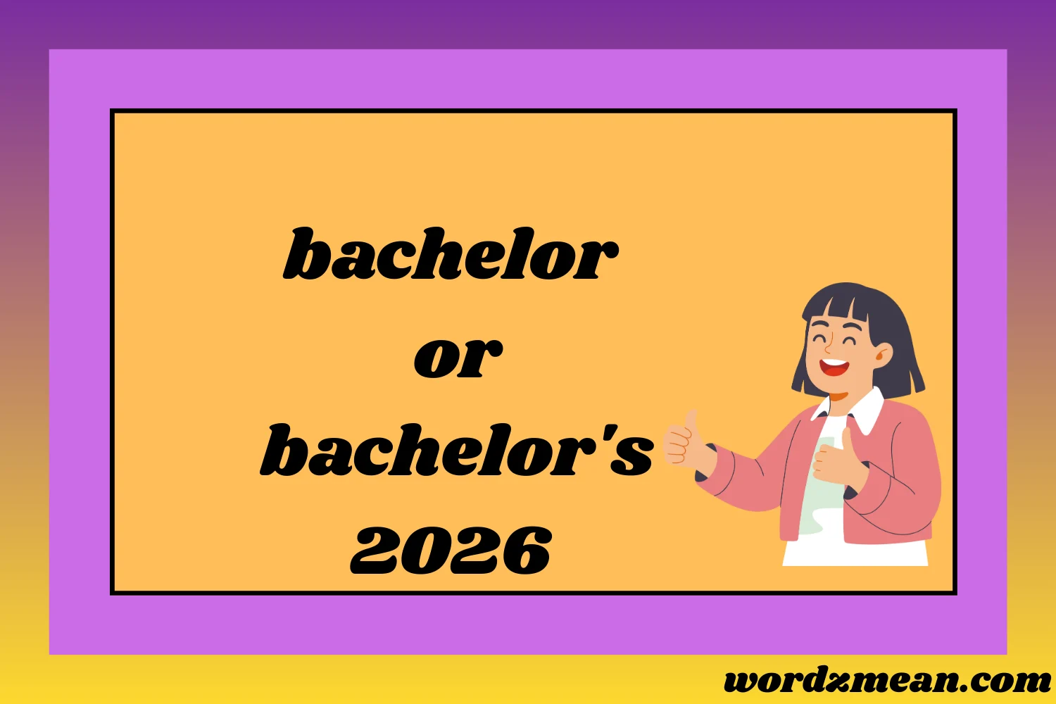 bachelor or bachelor's